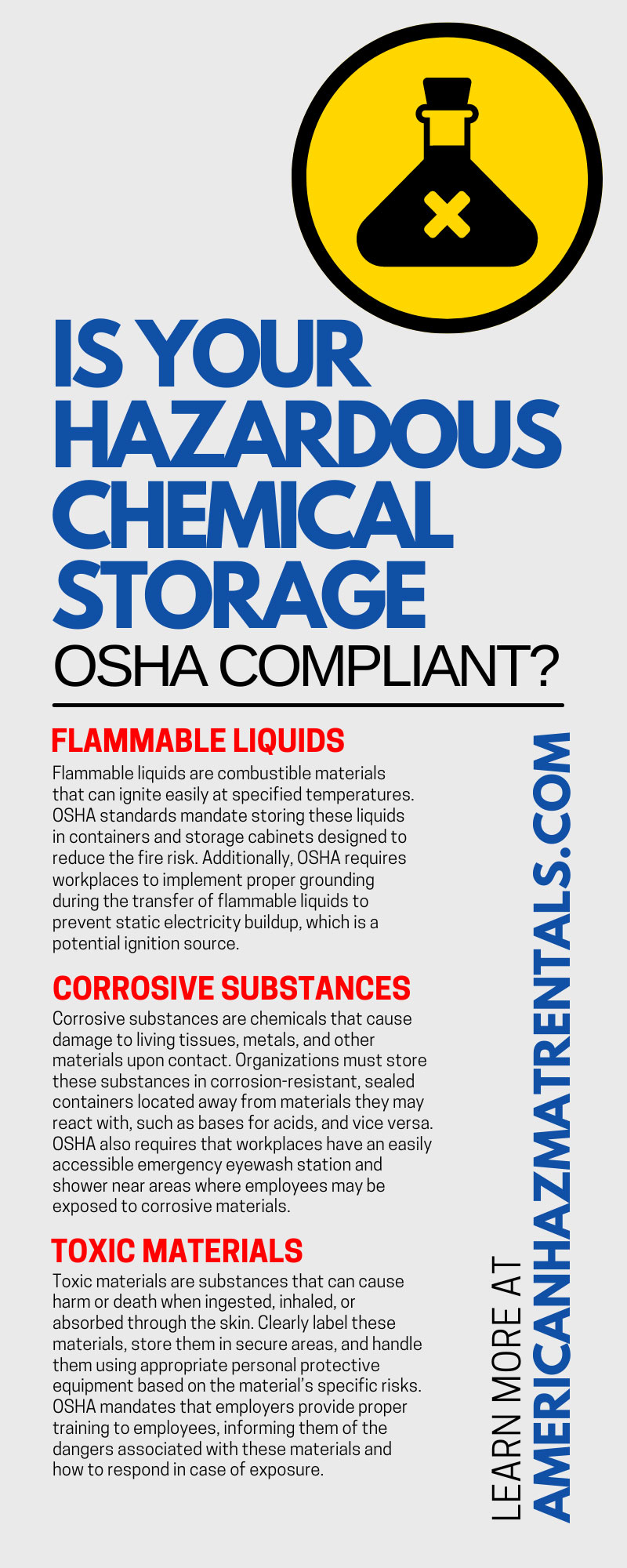 Is Your Hazardous Chemical Storage OSHA Compliant?