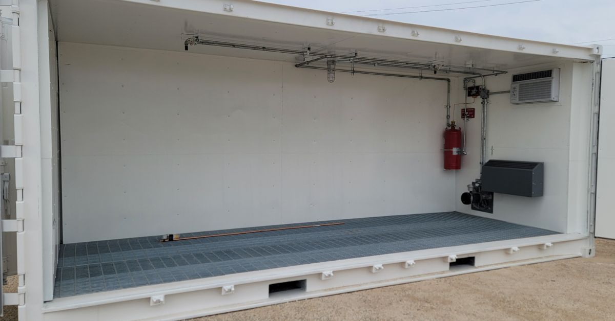 EV Battery Storage Containers vs. Indoor Storage Rooms