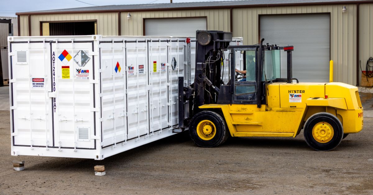 EV Battery Storage Containers vs. Indoor Storage Rooms